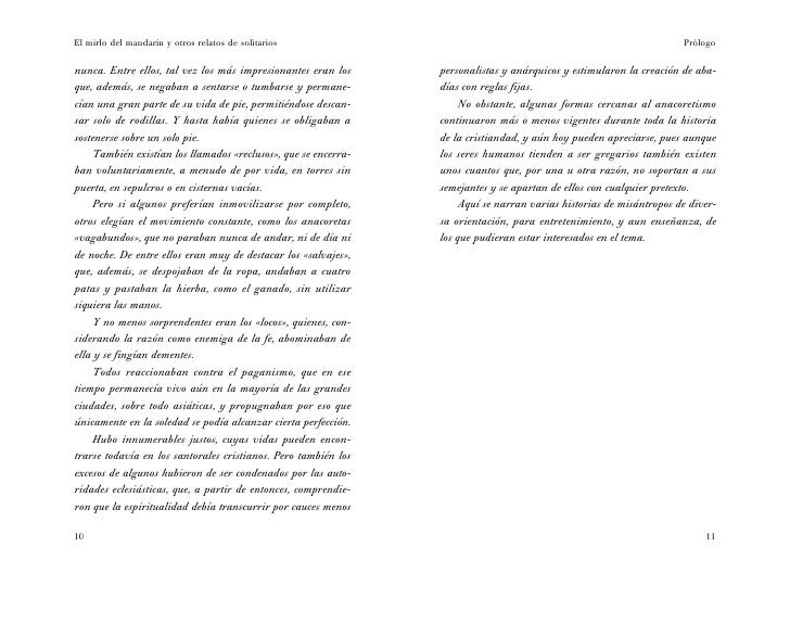 El mirlo del mandarín y otros relatos de solitarios